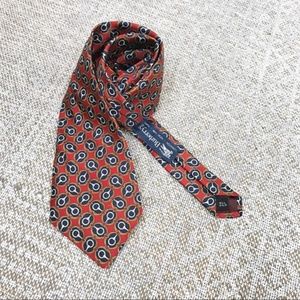 Burberry men's tie silk horse print
